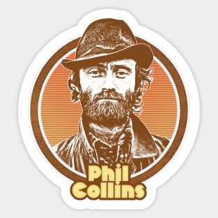 Phil Collins /// Retro 80s Fan Design Sticker